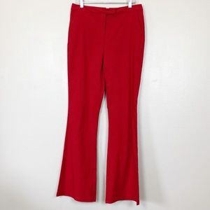 Red Bootcut Pants Who What Wear Size 10